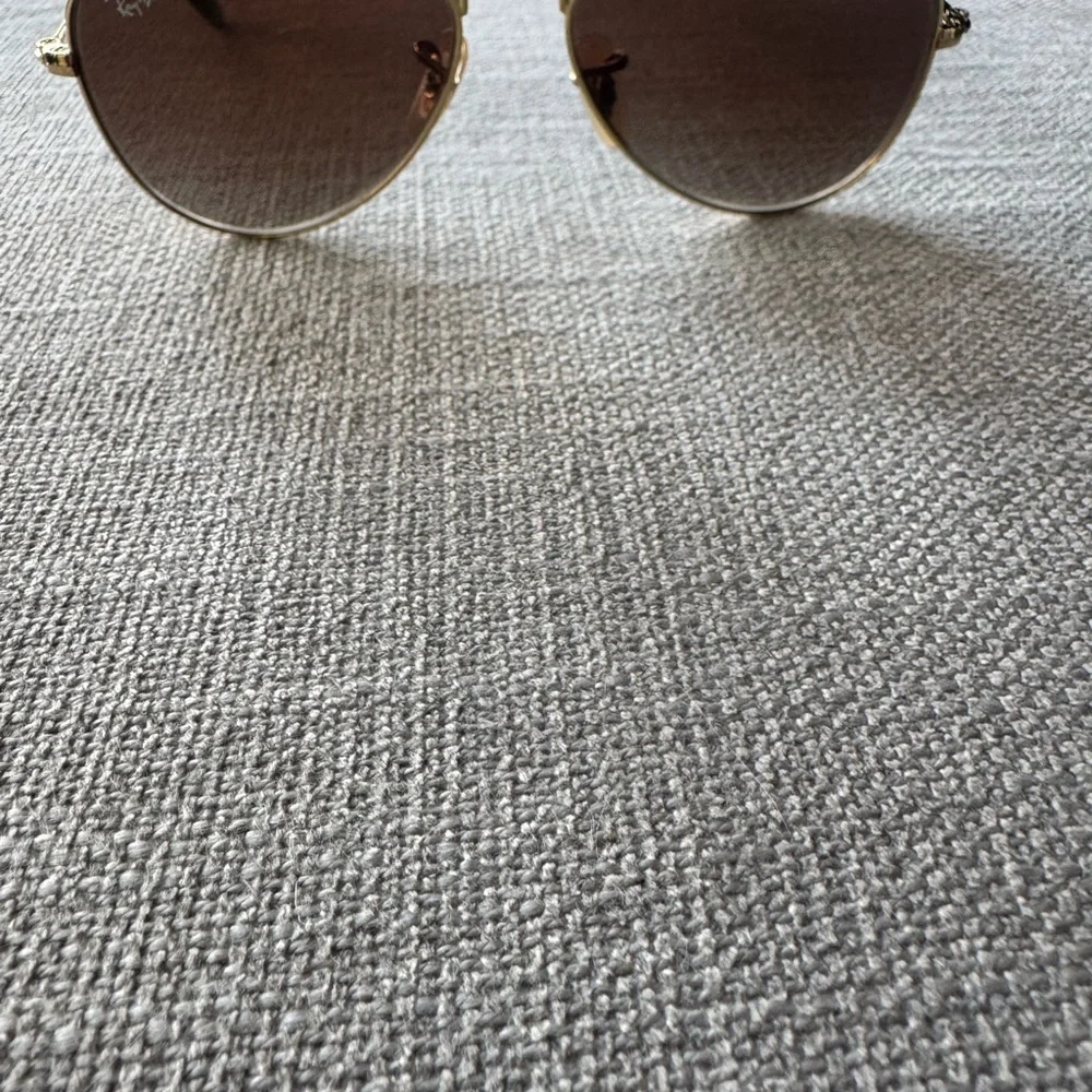 Ray-Ban Gold Frame Sunglasses